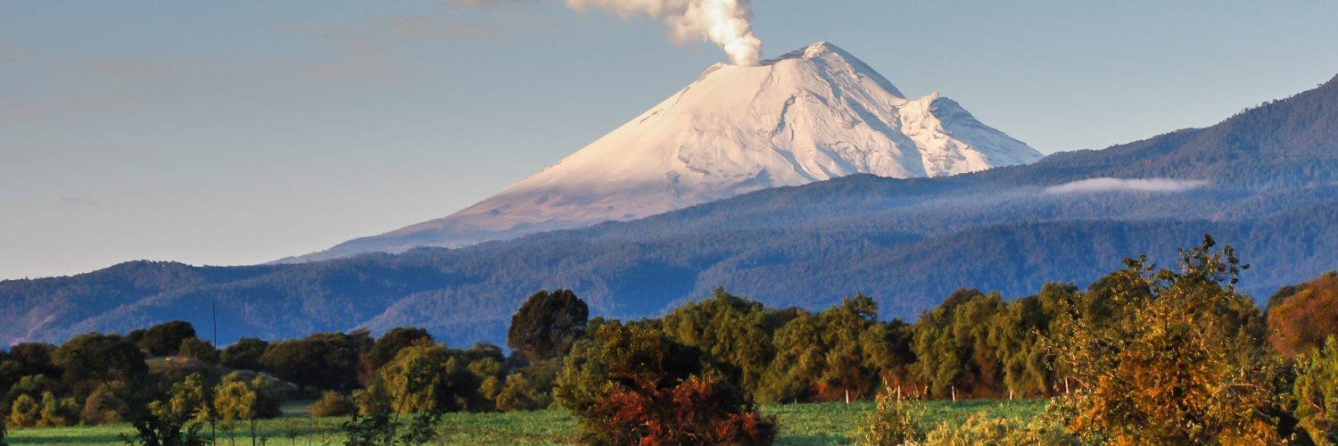 Volcan Popocatepetl, Mexico